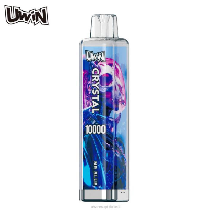 UWIN Vape Brasil - senhor azul UWIN CRYSTAL 10.000 vapores descartáveis 60BZ15