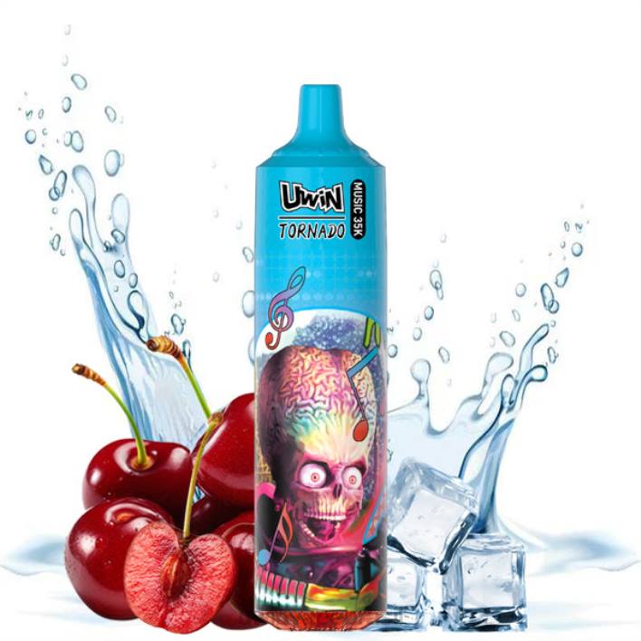 UWIN Crystal Brasil - gelo de cereja UWIN CRYSTAL vaporizador descartável de 35k 60BZ21