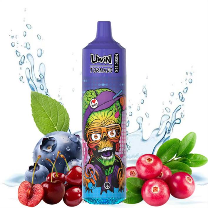 mirtilo cereja cranberry