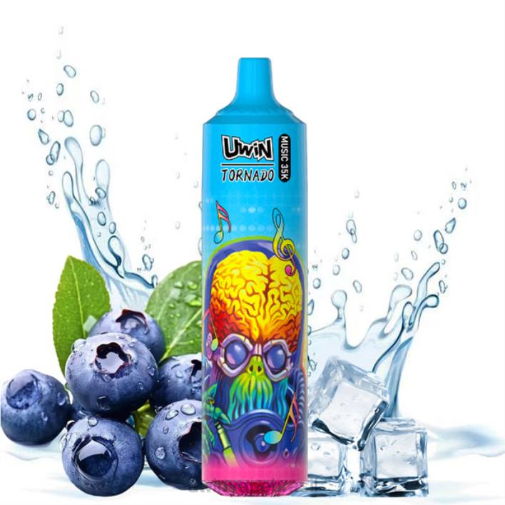 UWIN Vape Loja - mirtilo no gelo UWIN CRYSTAL vaporizador descartável de 35k 60BZ19