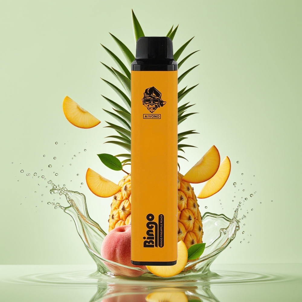 Aivono AIM BINGO 4000 Puffs 1000mAh 10mL Abacaxi Pêssego Wango