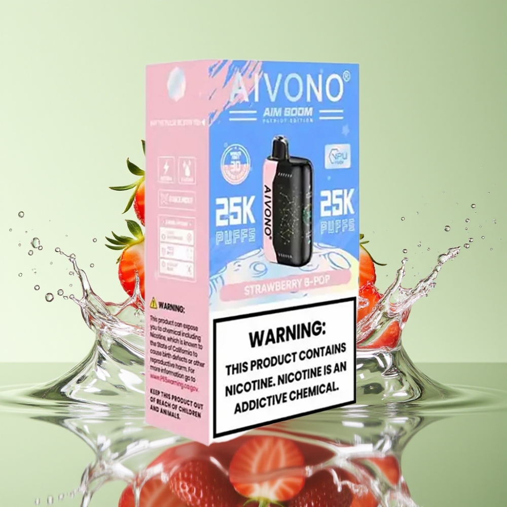 Aivono AIM Boom 25000 Puffs 28ml 650mAh Morango B Pop