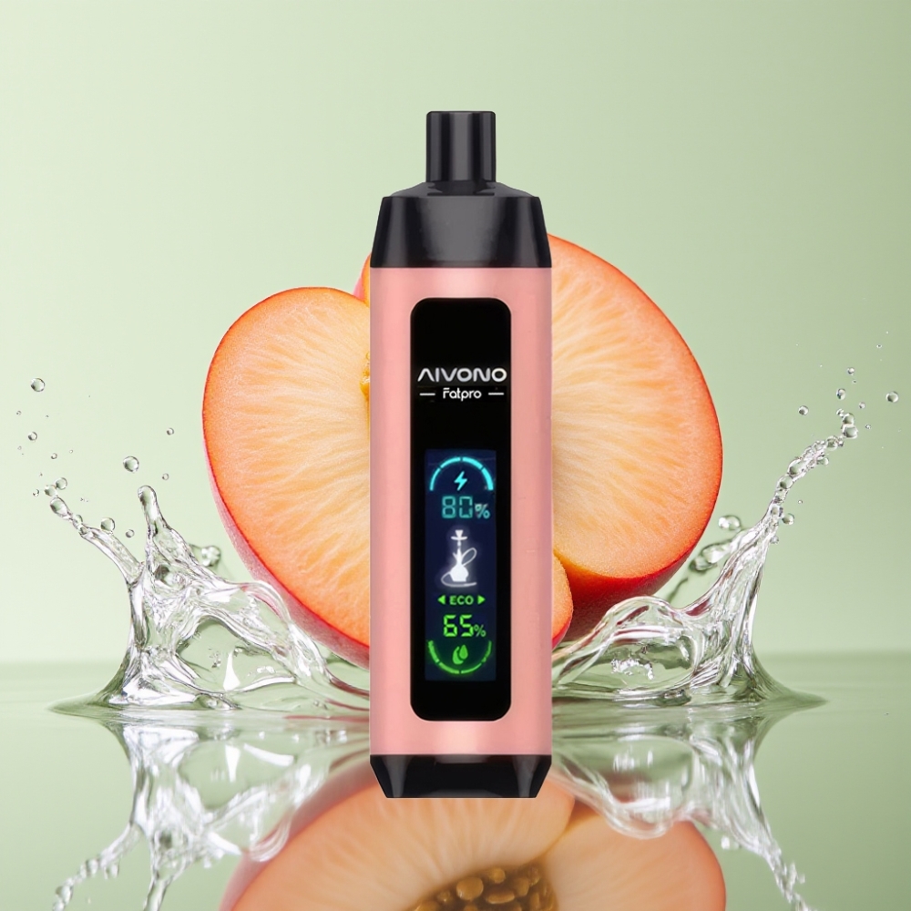 Aivono AIM FATPRO 22000 Puffs 28ml 600mah 0.6ohm Pêssego Gelo
