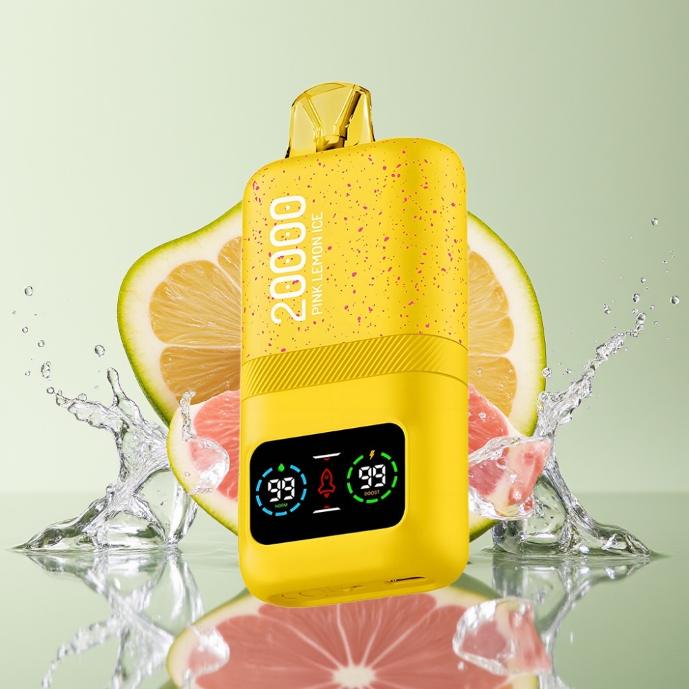 Aivono Aim Magic 20000 Puffs 26ml LCD Tipo-C Rosa Limão Gelo Aivono Aim Magic 20000 Puffs 26ml LCD Tipo-C Rosa Limão Gelo