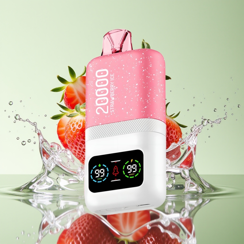 Aivono Aim Magic 20000 Puffs 26ml Morango Gelo Dual Mesh LCD Tipo-C Recarregável Aivono Aim Magic 20000 Puffs 26ml Morango Gelo Dual Mesh LCD Tipo-C Recarregável