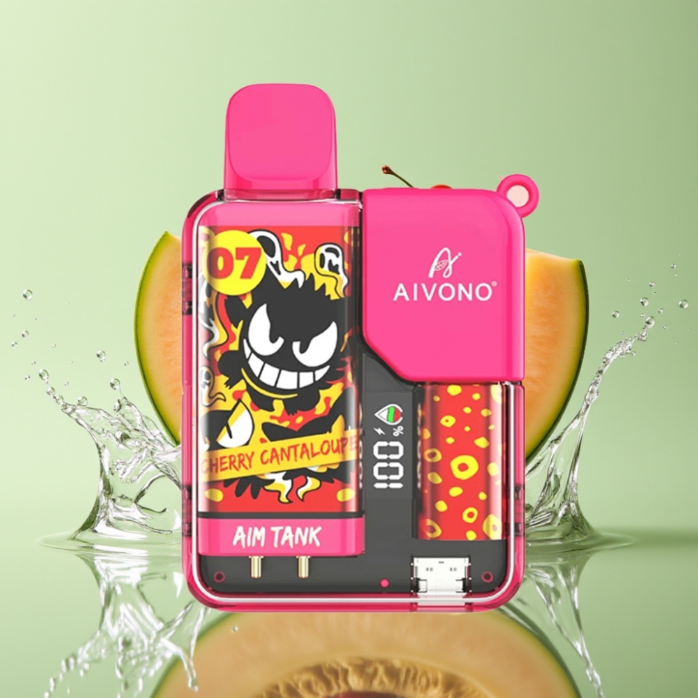 Aivono AIM-TANK 9500 Puffs 18ml 650mAh LCD 1.2ohm Cereja Melão