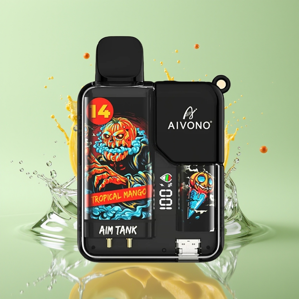 Aivono AIM-TANK 9500 Puffs 18ml 650mAh LCD 1.2ohm Manga Tropical