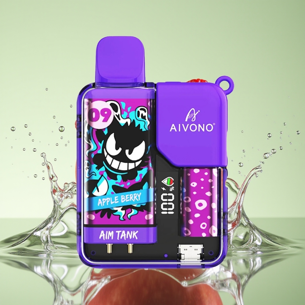 Aivono AIM-TANK 9500 Puffs 18ml 650mAh LCD Maçã Berry