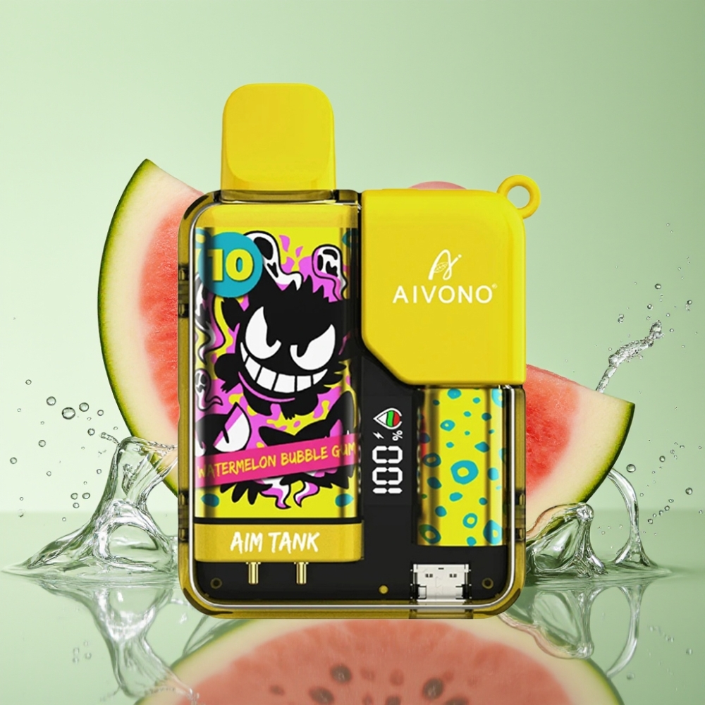 Aivono AIM-TANK 9500 Puffs 18ml 650mAh LCD Melancia Chiclete