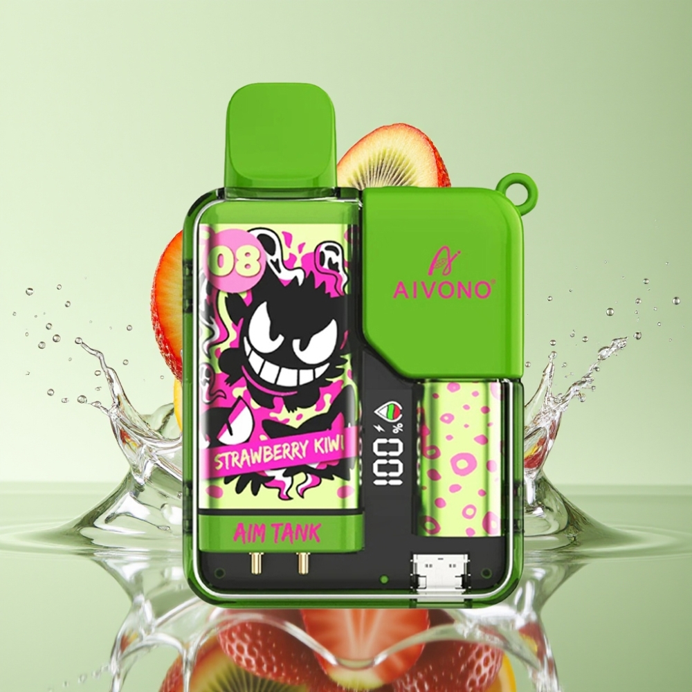 Aivono AIM-TANK 9500 Puffs 18ml 650mAh LCD Morango Liwi
