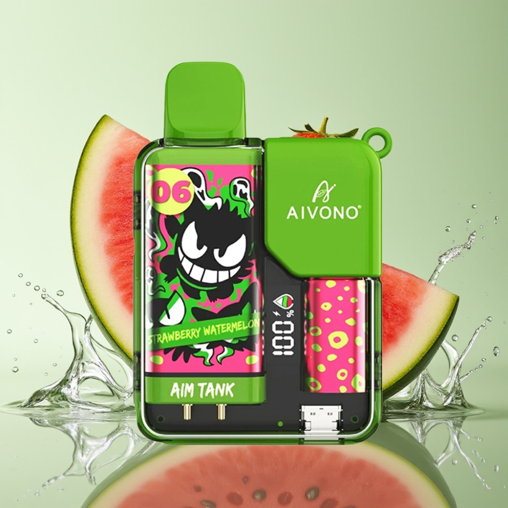 Aivono AIM-TANK 9500 Puffs 18ml 650mAh LCD Morango Melancia