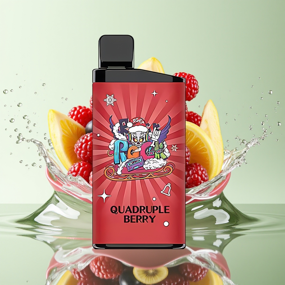 IGET Bar 3500 Puffs 1400 mAh Frutas Vermelhas Quádruplas