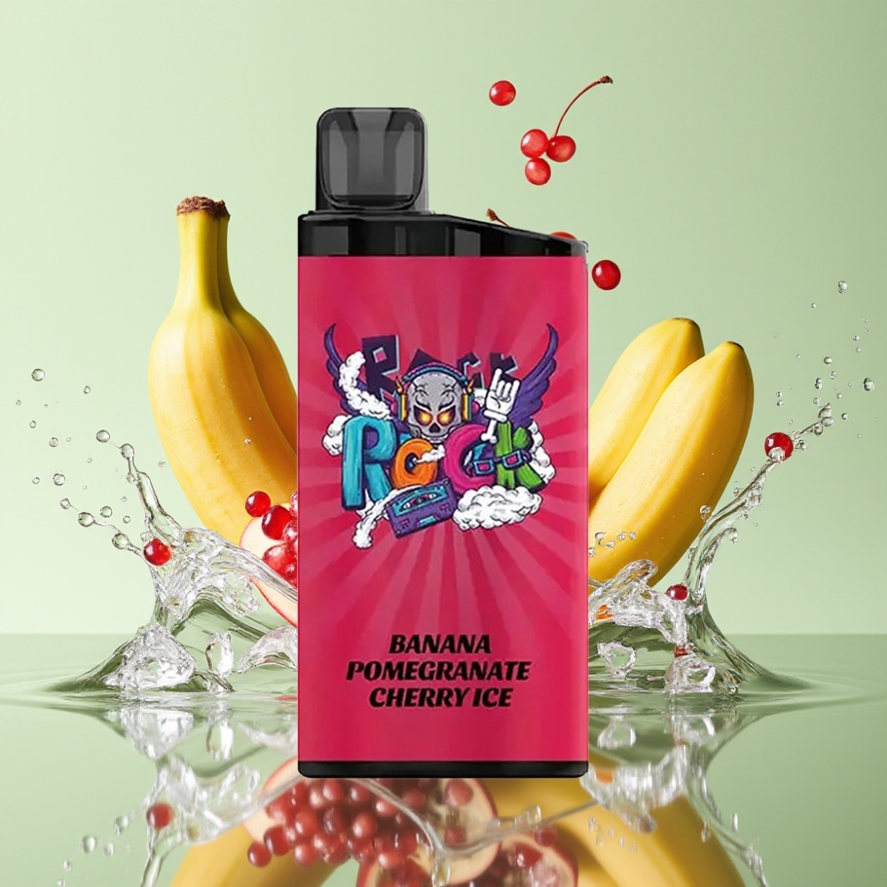 IGET Bar 3500 Puffs 1400mAh Banana Romã Cereja Gelo