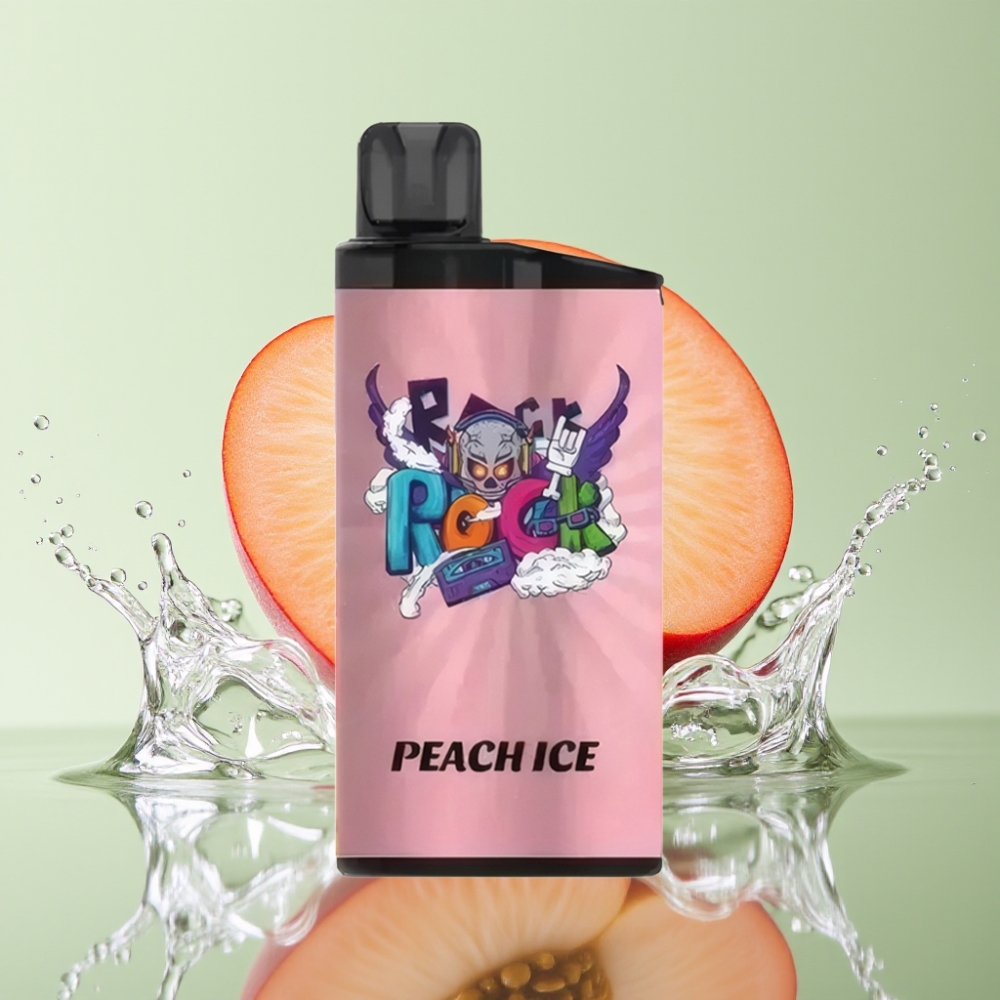 IGET Bar 3500 Puffs 1400mAh Pêssego Gelo Mesh 1.2Ohm PC+ALU 78g