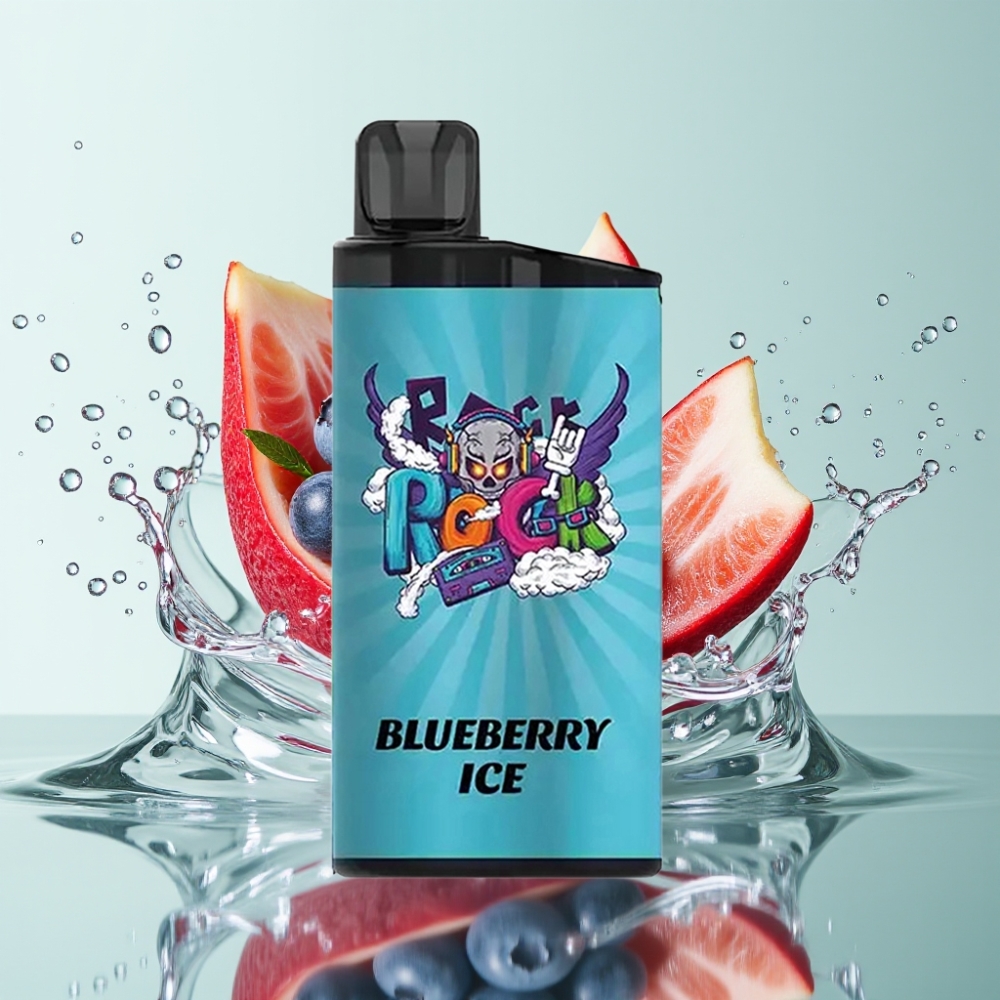 IGET Bar 3500 Puffs 1.2 Ohm Mesh 1400mAh Blueberry Ice (Gelado de Mirtilo)