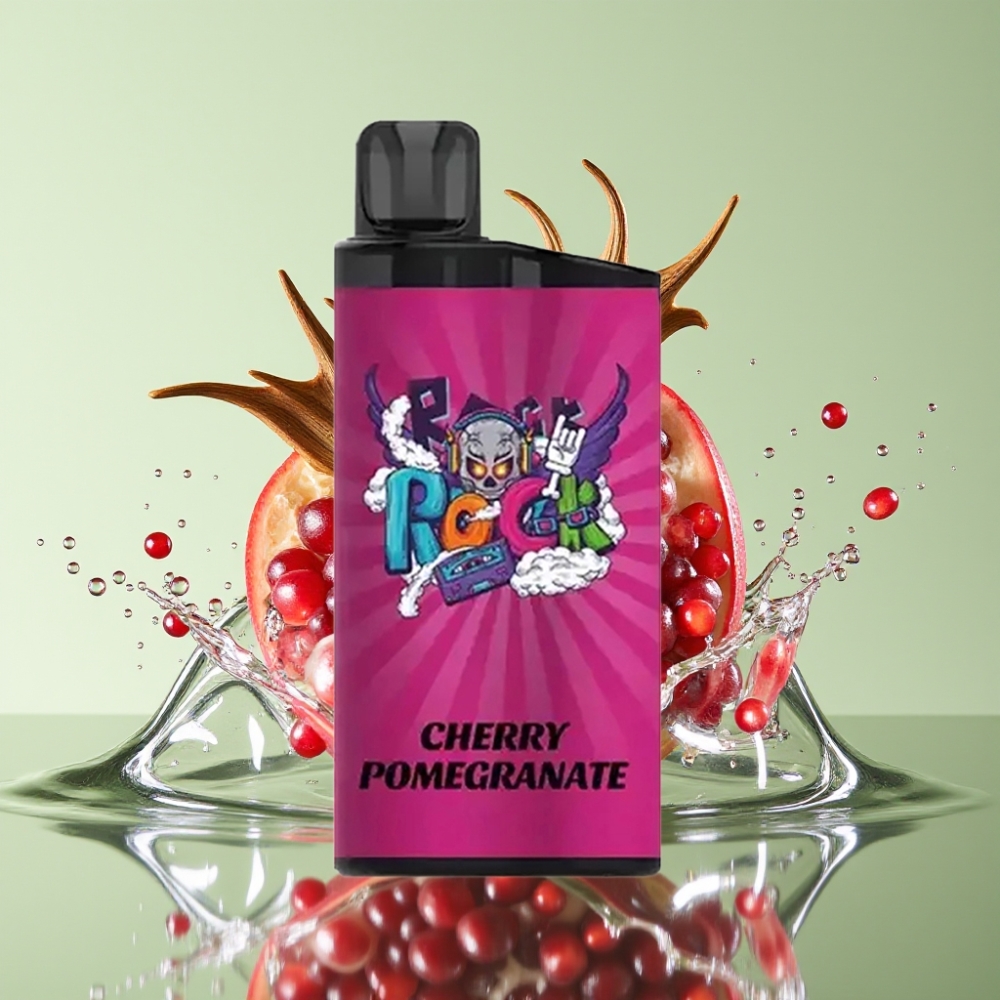 IGET Bar 3500 Puffs 1.2 Ohm Mesh 1400mAh Cereja Romã