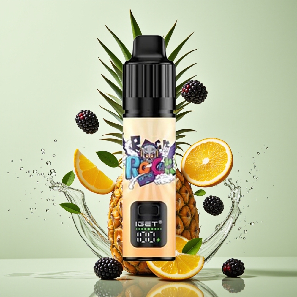 IGET BAR PLUS S3 POD 10000 Puffs 18ml 5% Nicotina Sabor Amora Abacaxi Laranja IGET BAR PLUS S3 POD 10000 Puffs 18ml 5% Nicotina Sabor Amora Abacaxi Laranja