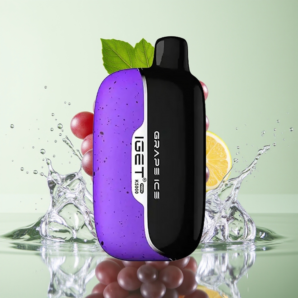 IGET Moon K5000 Puffs 1.35 Ohm Gelo de Uva PC 81.5g IGET Moon K5000 Puffs 1.35 Ohm Gelo de Uva PC 81.5g