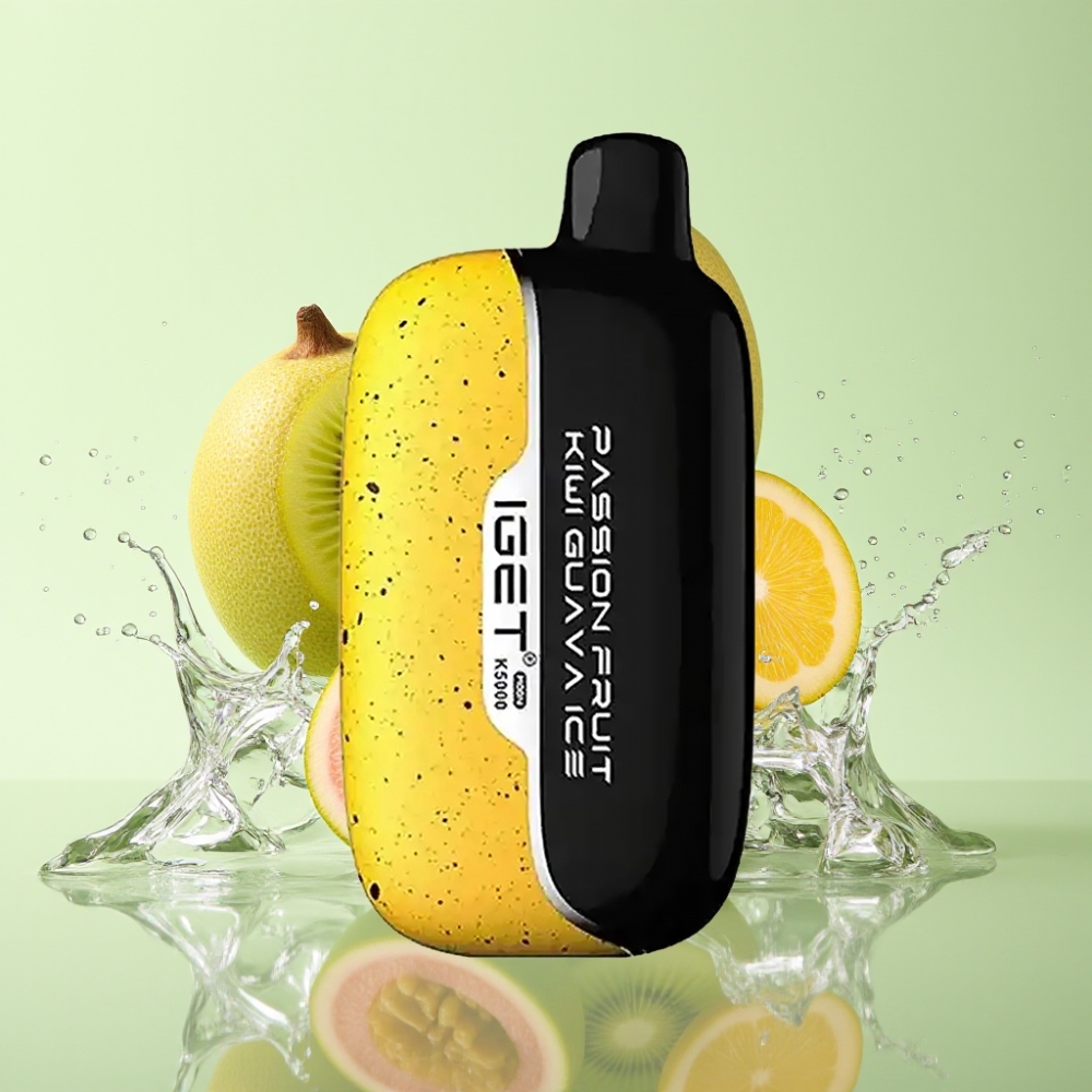 IGET Moon K5000 Puffs 5000 Tragos 81.5g PC 1.35 Ohm Maracujá Kiwi Goiaba Gelo IGET Moon K5000 Puffs 5000 Tragos 81.5g PC 1.35 Ohm Maracujá Kiwi Goiaba Gelo