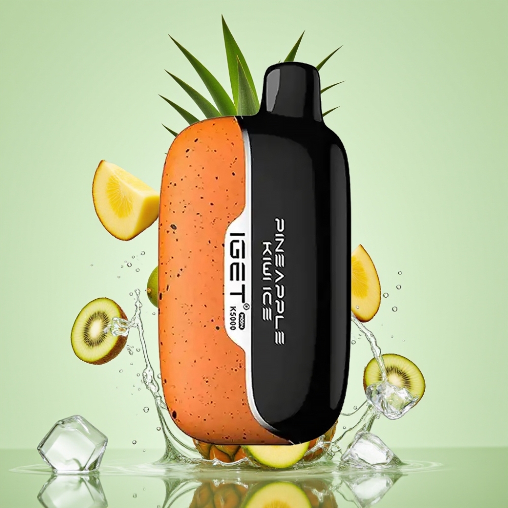 IGET Moon K5000 Puffs 81.5g PC 1.35 Ohm Abacaxi Kiwi Gelo IGET Moon K5000 Puffs 81.5g PC 1.35 Ohm Abacaxi Kiwi Gelo