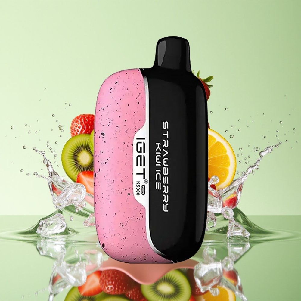 IGET Moon K5000 Puffs 81.5g PC 1.35 Ohm Morango Kiwi Gelo IGET Moon K5000 Puffs 81.5g PC 1.35 Ohm Morango Kiwi Gelo