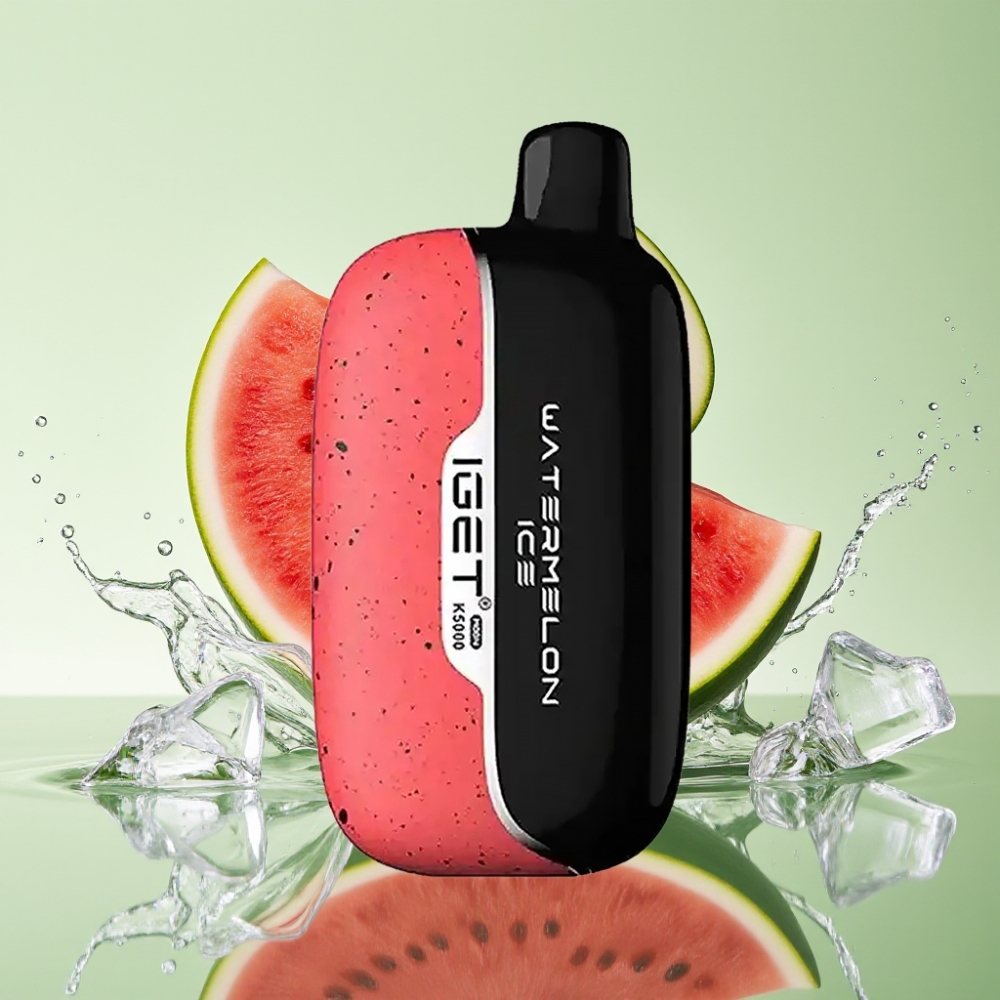 IGET Moon K5000 Puffs PC Melancia Gelada 1.35 Ohm 81.5g 49.5x25.3x99.4mm