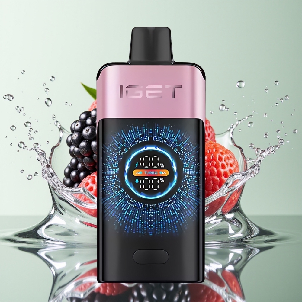 IGET ONE 12000 Puffs 2700mAh Tela Grande Curva Sabor Amora Gelada IGET ONE 12000 Puffs 2700mAh Tela Grande Curva Sabor Amora Gelada