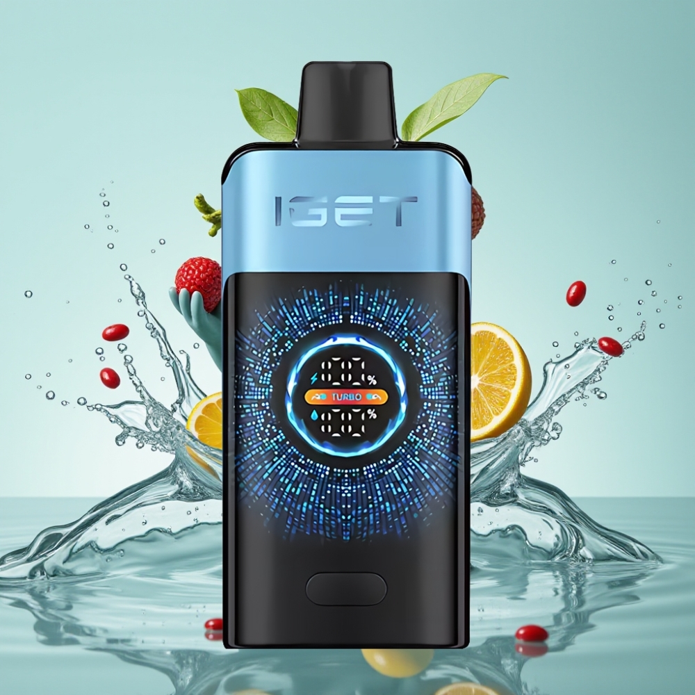 IGET ONE 12000 Puffs Turbo 9000 PCTG+ALU+PC 2700mAh Tela Curva Grande Sabor Monstro Azul IGET ONE 12000 Puffs Turbo 9000 PCTG+ALU+PC 2700mAh Tela Curva Grande Sabor Monstro Azul