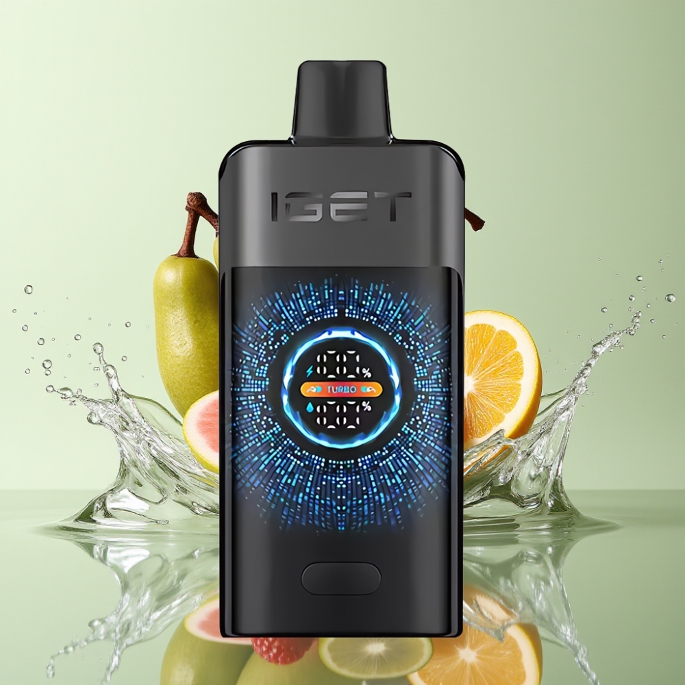 IGET ONE 12000 Puffs Turbo Tela Curva Grande 2700mAh Floresta Negra IGET ONE 12000 Puffs Turbo Tela Curva Grande 2700mAh Floresta Negra