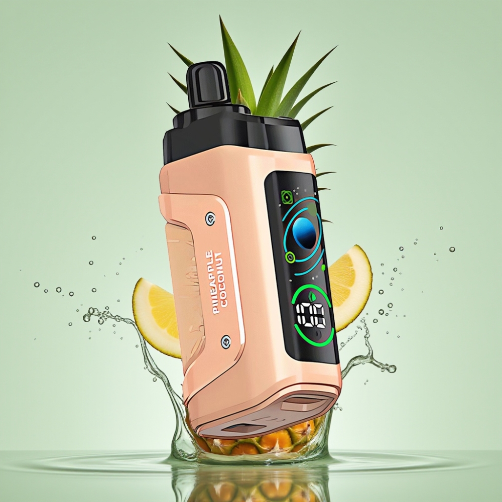 Razz Bar 45000 Puffs Bobina Mesh 1.0 Ohm Tipo-C Sabor Abacaxi Coco Razz Bar 45000 Puffs Bobina Mesh 1.0 Ohm Tipo-C Sabor Abacaxi Coco