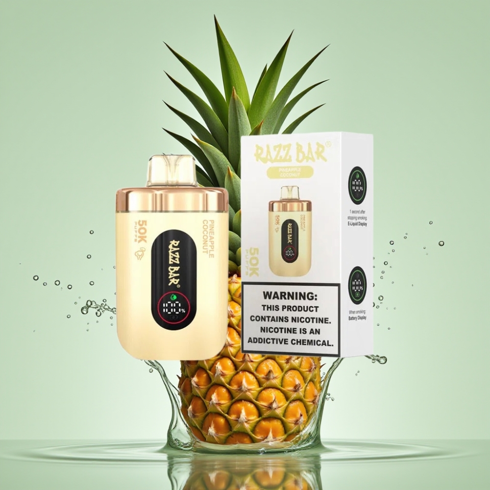 Razz Bar 50K Puffs 1.0 Ohm 650mAh Abacaxi Coco