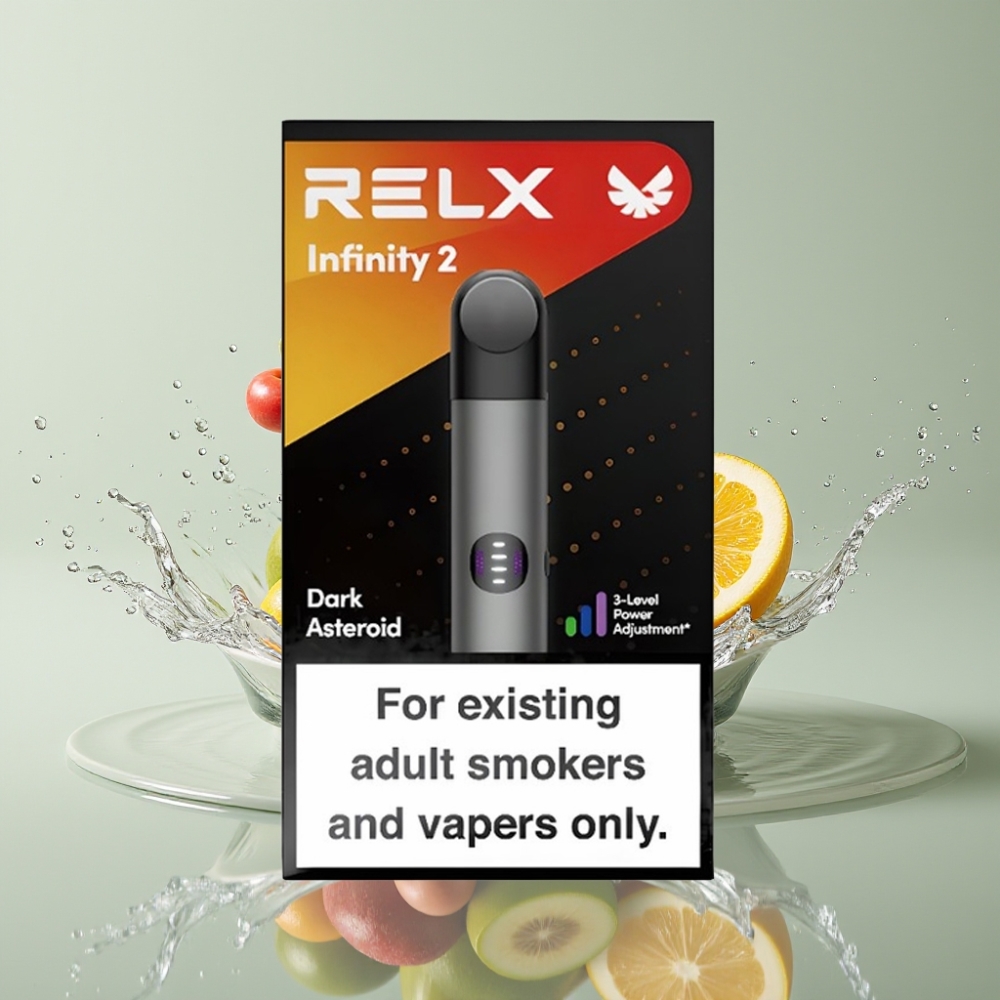 RELX Infinity 2 650 Puffs 1.9ml Cinza USB-C