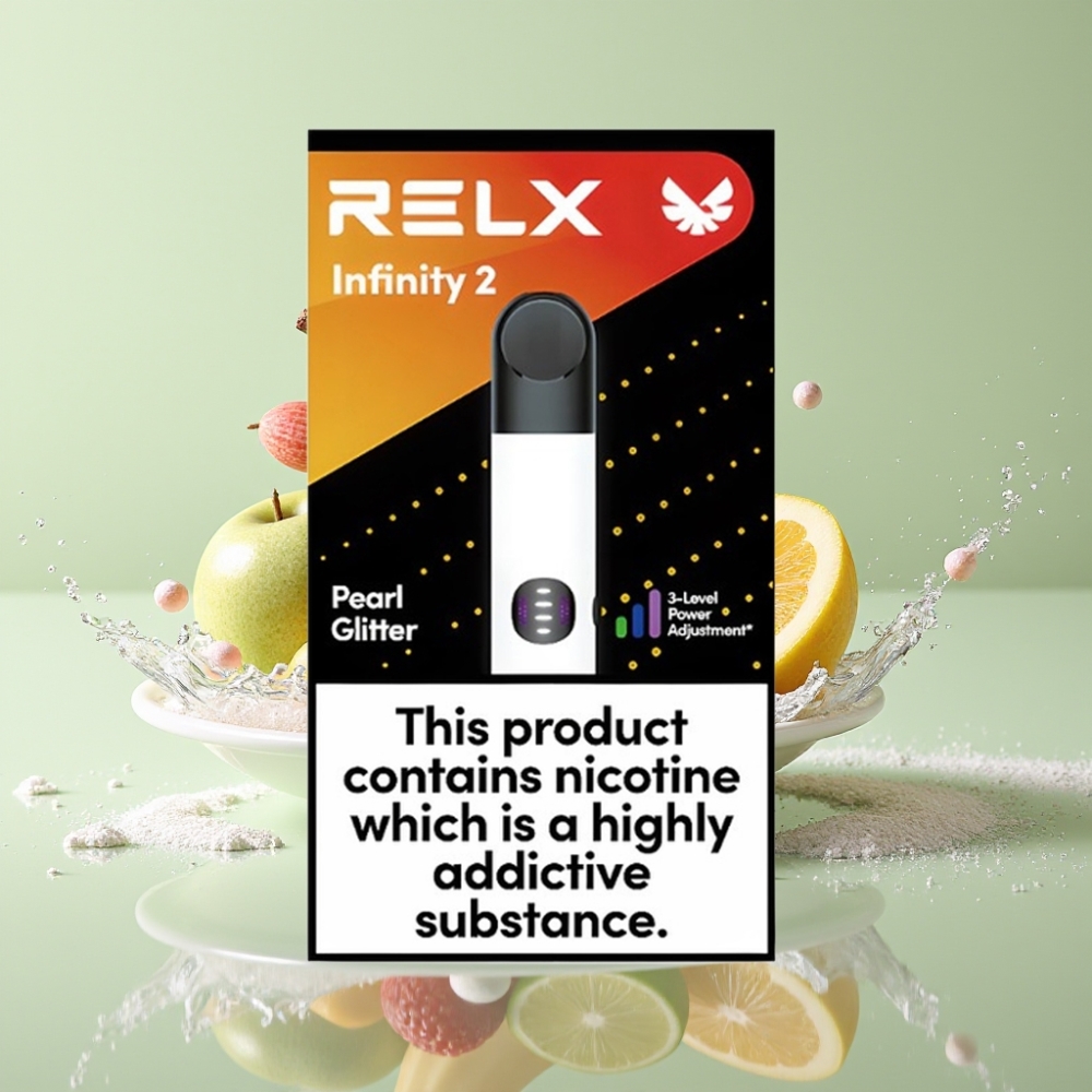 RELX Infinity 2 650 Puffs Pó de Pérola 1.9ml 440mAh USB-C