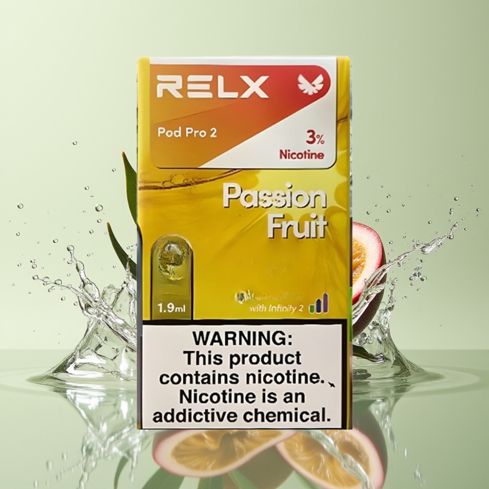 RELX Pod Pro 2 600 Puffs 1.9ml Maracujá 3% Nicotina