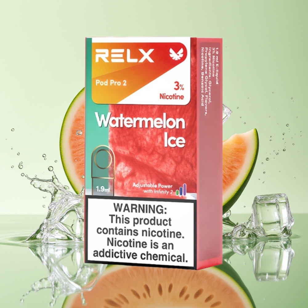 RELX Pod Pro 2 600 Puffs 3% Nicotina 1.9ml Melancia Gelo