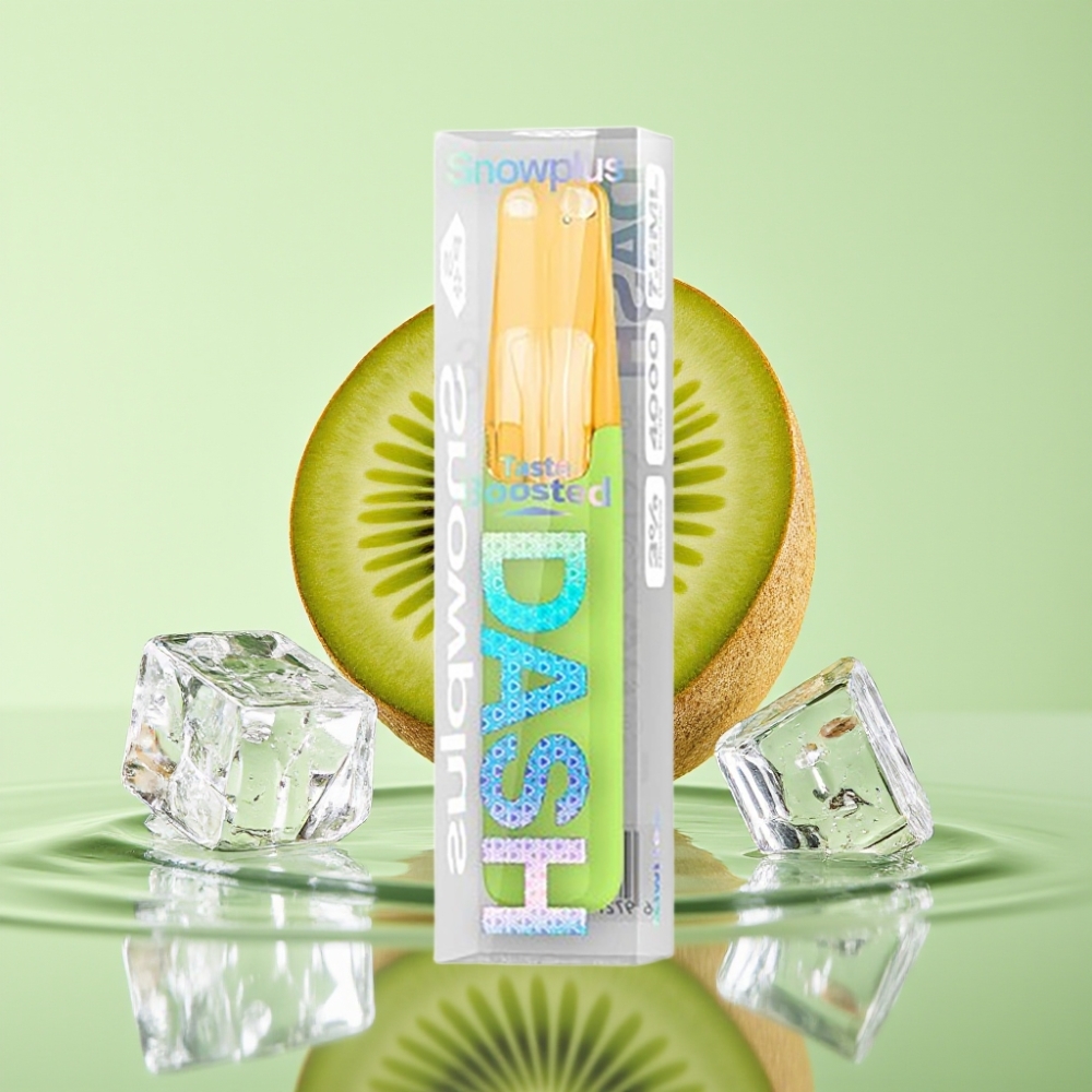 Snowplus Dash 4000 Puffs 7.5ml Cerâmico 530mAh Kiwi Gelo