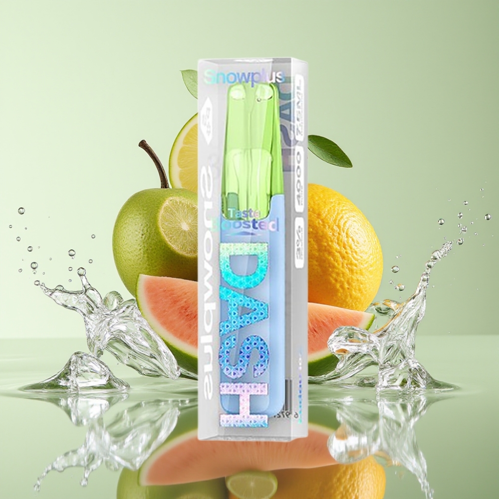 Snowplus Dash 4000 Puffs Atomizador Cerâmico 7.5ml Ludou Gelo