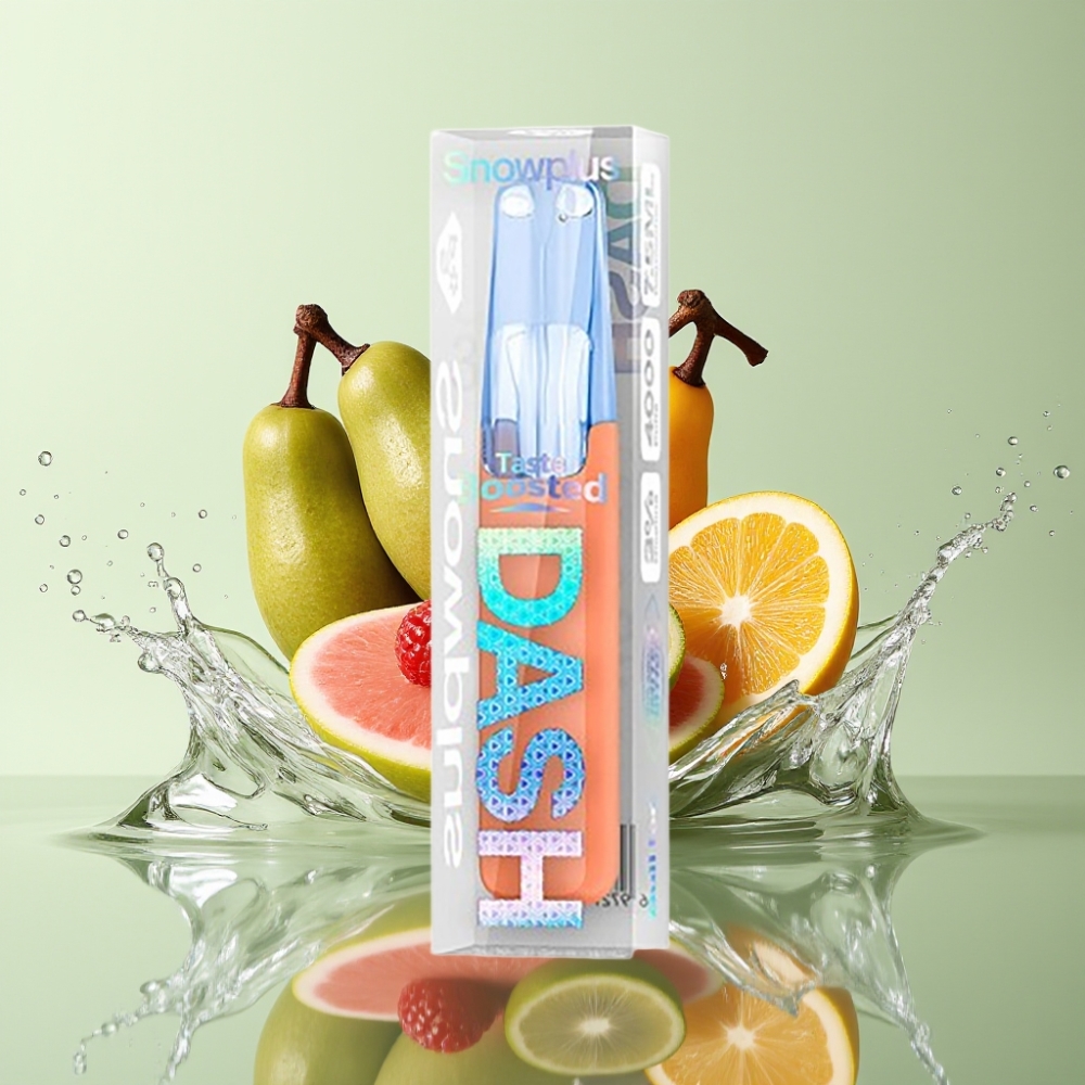 Snowplus Dash 4000 Puffs Cerâmico 7.5ml 530mAh Gelo de Touro