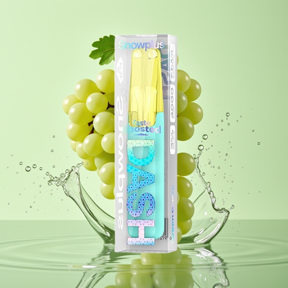Snowplus Dash 4000 Puffs Dispositivo Descartável Cerâmico 7,5ml Uva Verde