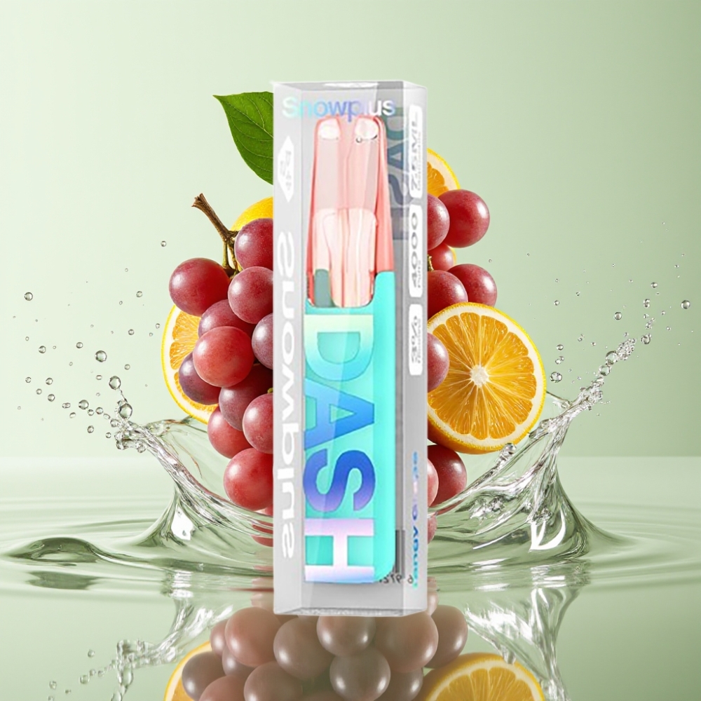 Snowplus Dash 4000 Puffs Dispositivo Descartável com Uva Picante, Cerâmica, 7.5ml, 530mAh