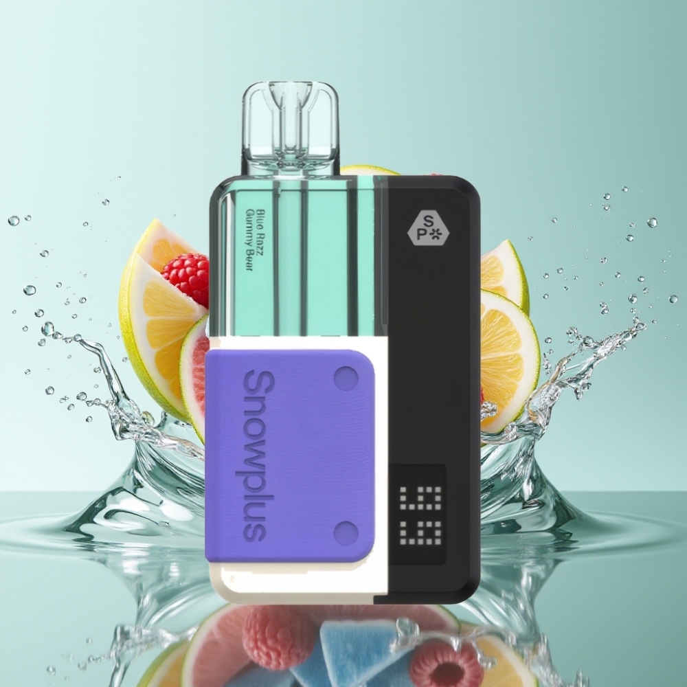 Snowplus Swift 15000 Puffs Pod Kit 1000mAh Dual Mesh 2+10ml Ursinho de Goma Blue Razz