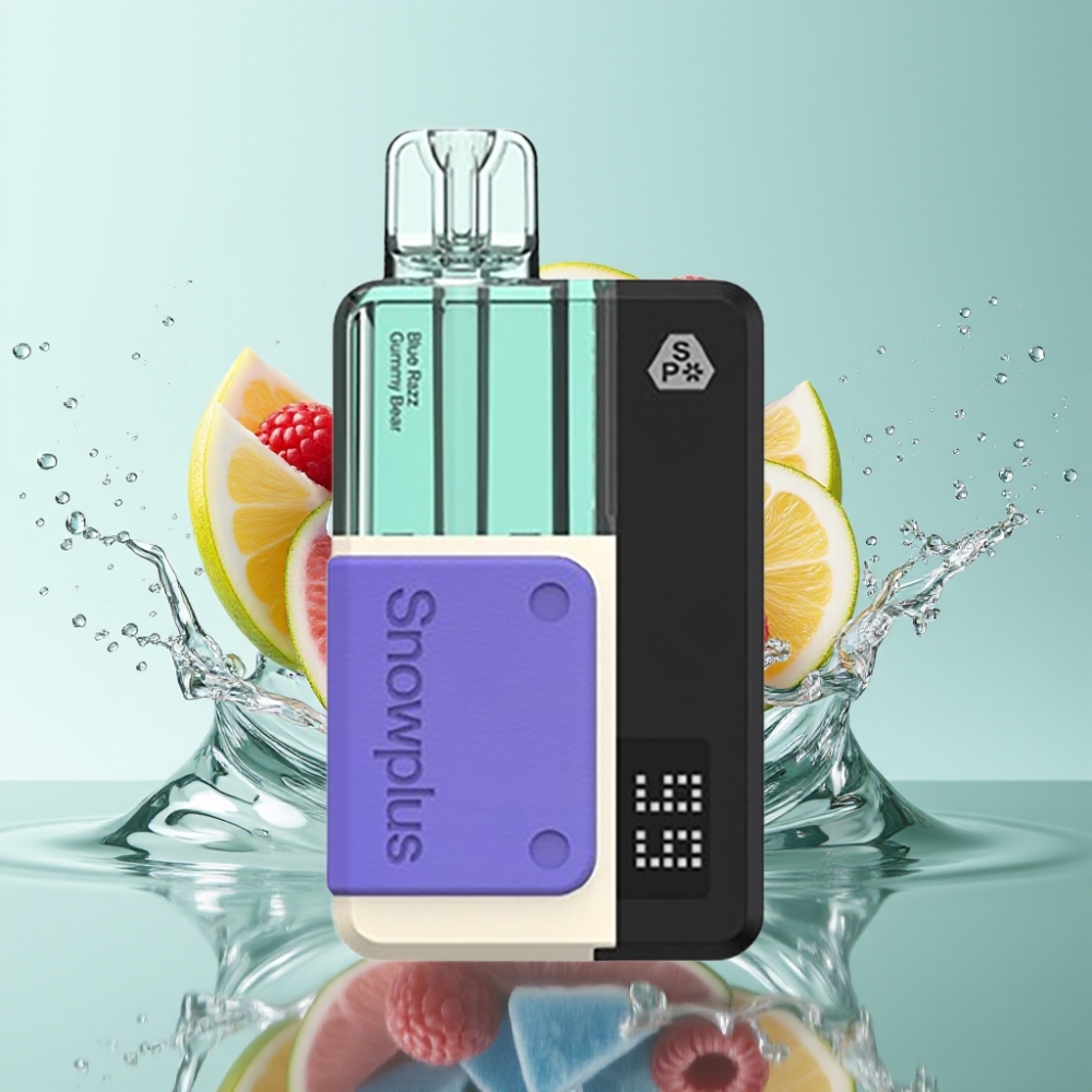 Snowplus Swift 5000 Puffs Dual Mesh 1000mAh 2% Ursinho de Goma Blue Razz