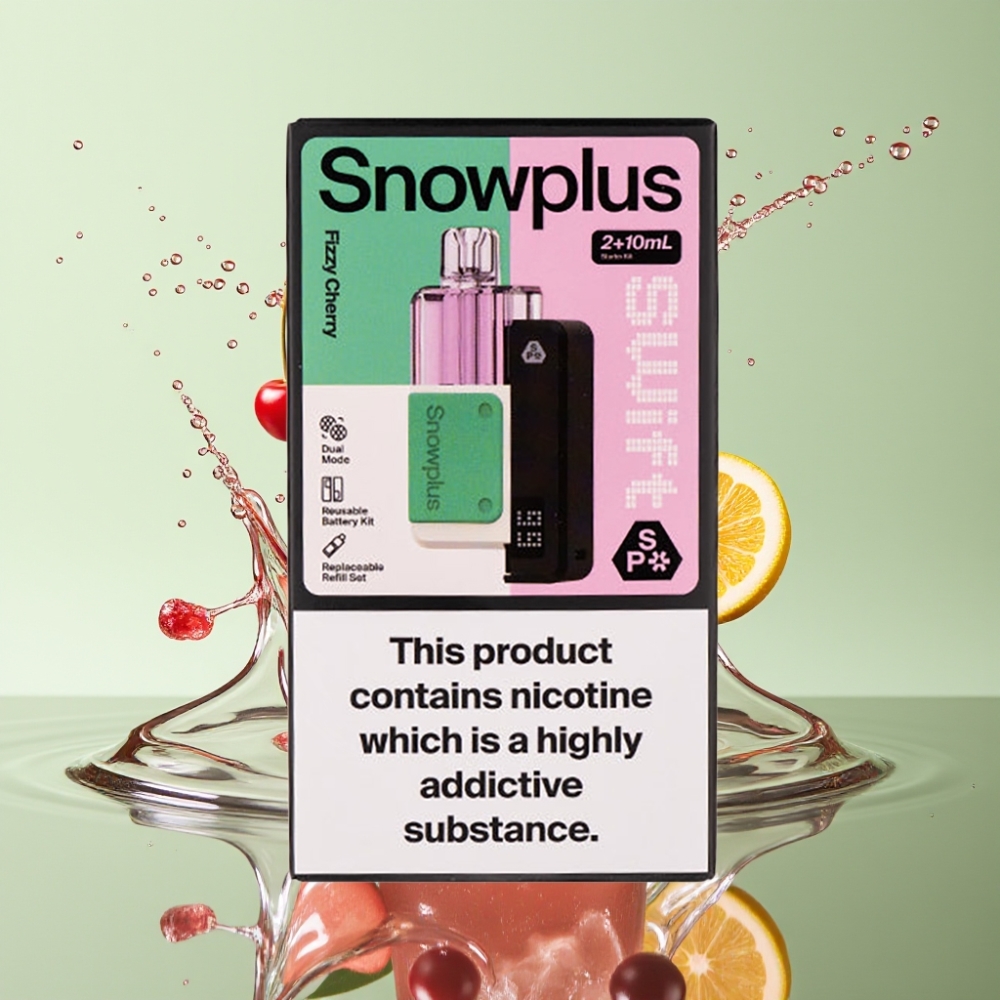 Snowplus Swift 5000 Puffs Duplo Mesh 1000mAh Cereja Frisante