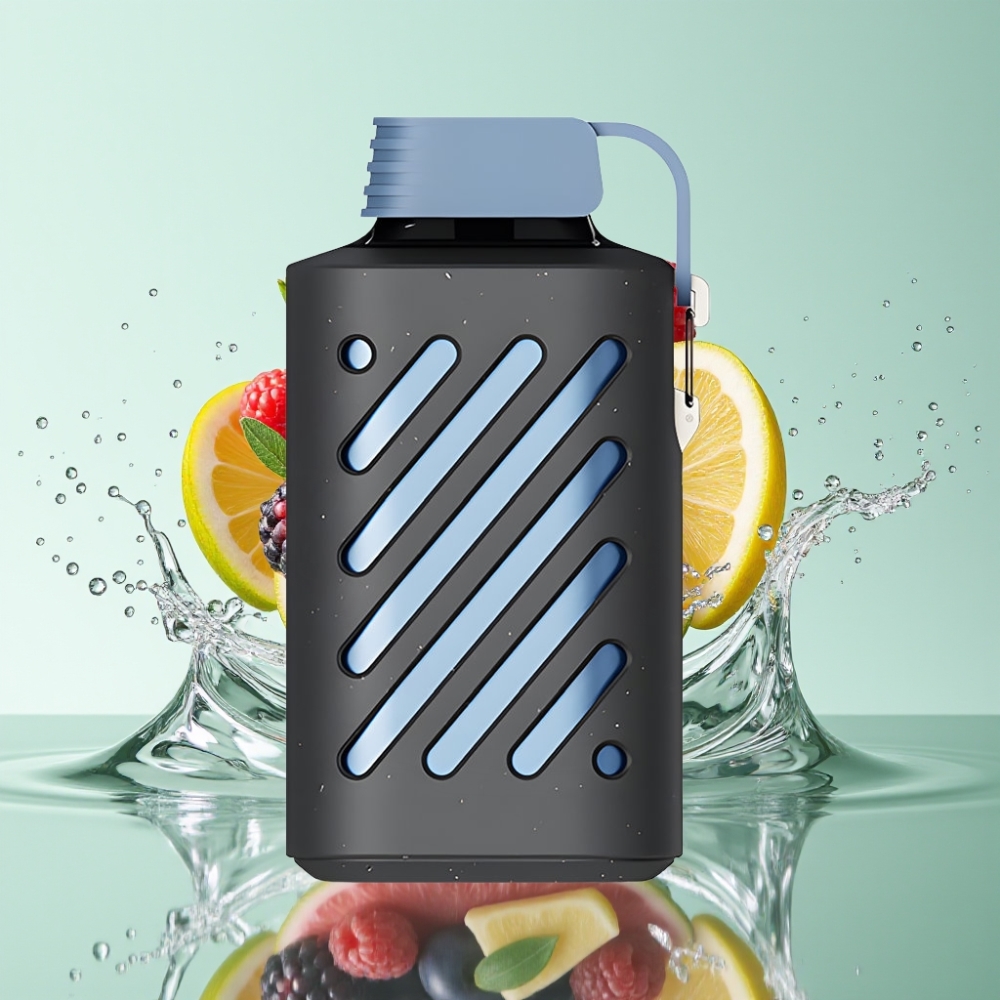 VOZOL GEAR 10000 Manga Azul Limão Proteção Boca Capacidade Ampliada 20ml