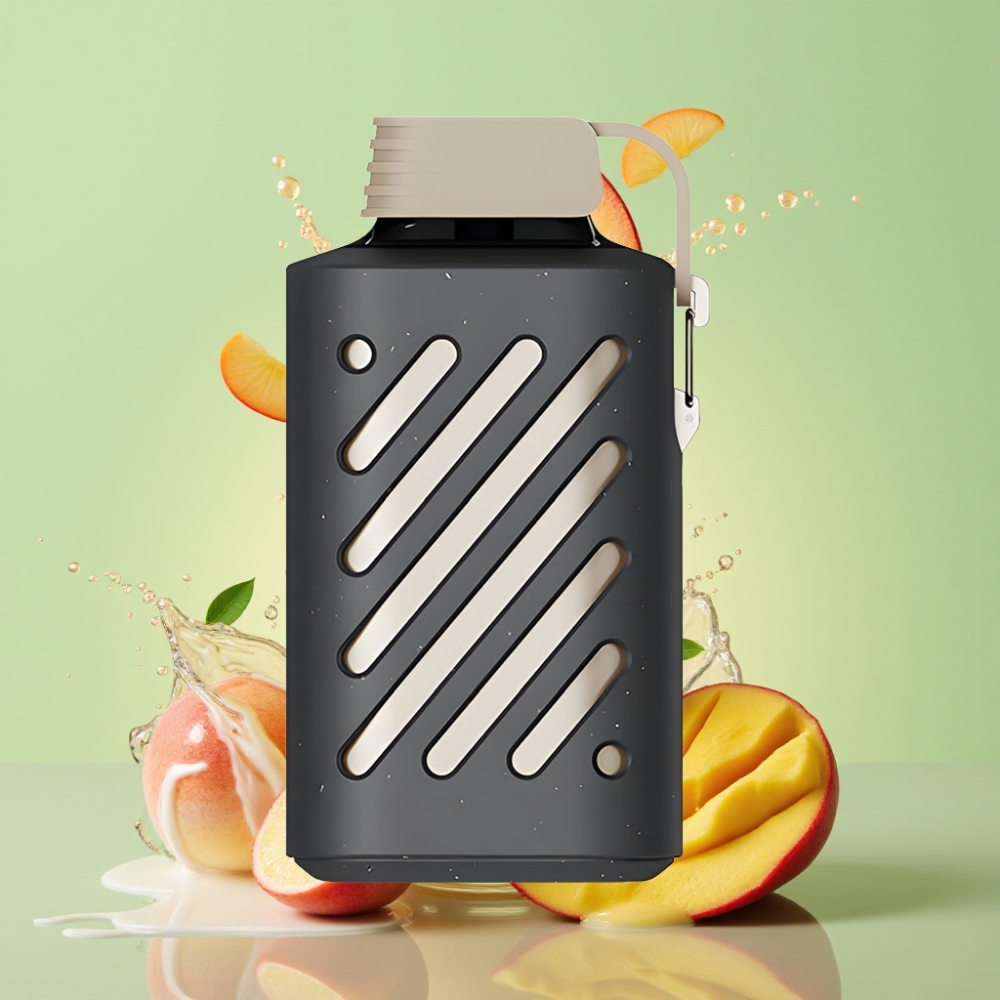 VOZOL GEAR 10000 Puffs 20ml Suco de Pêssego e Manga VAMT Mesh 65% PCR
