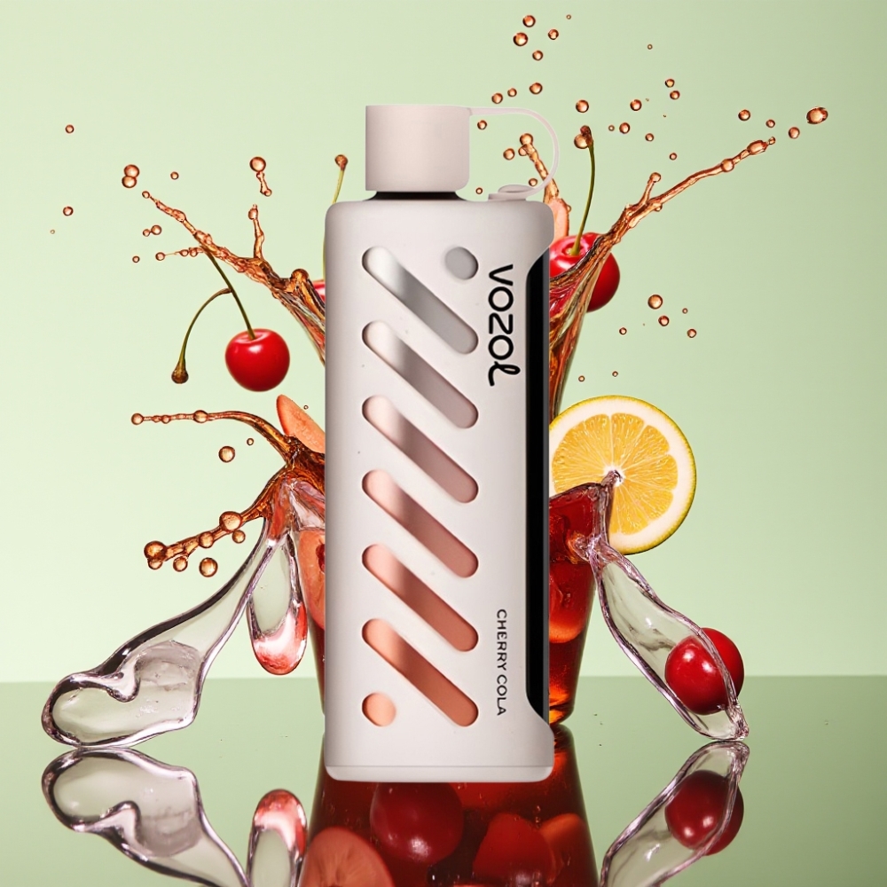VOZOL Gear Shisha 25000 Puffs S.i.L.C Tech 1000mAh Cherry Cola Cereja
