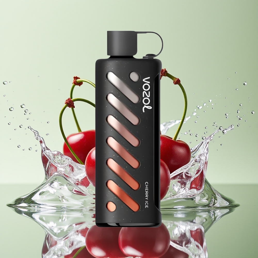 VOZOL Gear Shisha 25000 Puffs S.i.L.C Tech Dual Mesh 1000mAh Cereja Gelo
