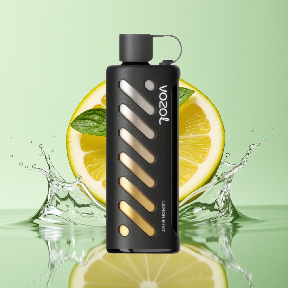 VOZOL Gear Shisha 25000 Puffs S.i.L.C Tech Dual Mesh Limão Hortelã
