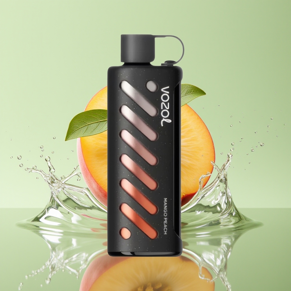 VOZOL Gear Shisha 25000 Puffs S.i.L.C Tech Dual Mesh Manga Pêssego