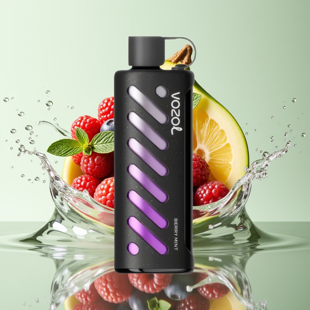 VOZOL Gear Shisha 25000 Puffs S.i.L.C Tech Dual Mesh Menta Silvestre